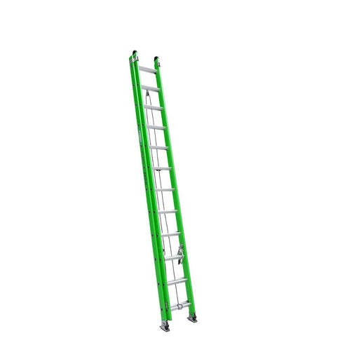 Werner B7124-2 24' Fiberglass AERO Box Rail Extension Ladder Type IAA B7124-2