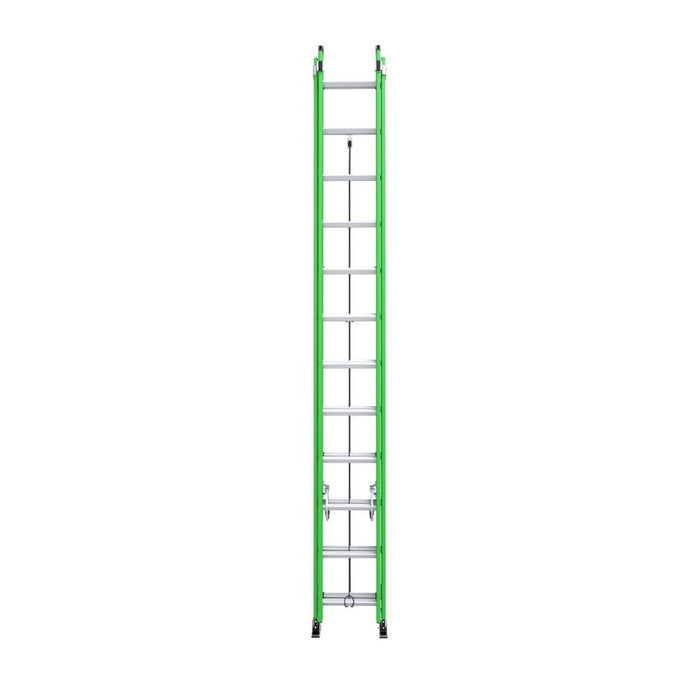 Werner B7124-2 24' Fiberglass AERO Box Rail Extension Ladder Type IAA B7124-2 - 3