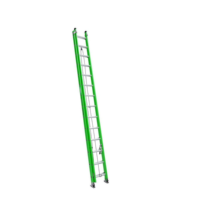 Werner B7128-2 28' Fiberglass AERO Box Rail Extension Ladder Type IAA B7128-2