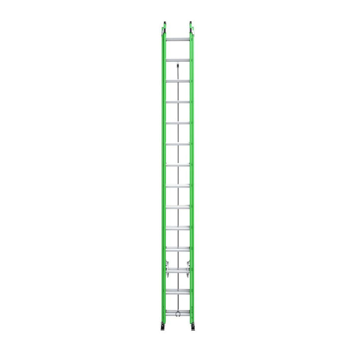 Werner B7128-2 28' Fiberglass AERO Box Rail Extension Ladder Type IAA B7128-2 - 2