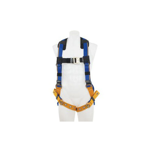 Werner H112004 Blue Armor 2000 Standard QC Chest, Tongue Buckle Leg Straps , WebAlert Webbing (1 D Ring) Harness (XL)