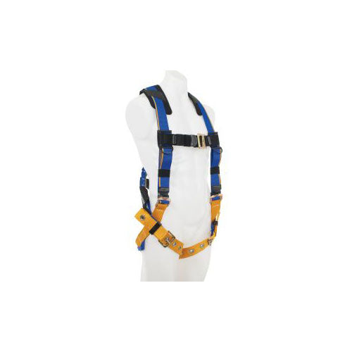 Werner H112005 Blue Armor 2000 Standard QC Chest, Tongue Buckle Leg Straps , WebAlert Webbing (1 D Ring) Harness (XXL) - 2