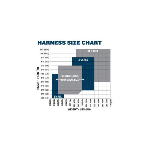 Werner H232104 Blue Armor, Construction, 3 D Rings, Harness, XL - 5