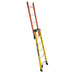 Werner LDP7306 Leansafe X3 3-in-1 Multi-Purpose Ladder, 6' Step ladder/ 6' Extension Height/ 10' Reach, 375 lb. Capacity - 7