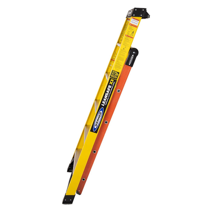 Werner LDP7306 Leansafe X3 3-in-1 Multi-Purpose Ladder, 6' Step ladder/ 6' Extension Height/ 10' Reach, 375 lb. Capacity - 10