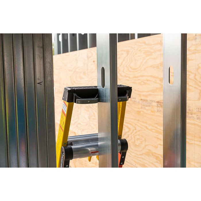 Werner LDP7306 Leansafe X3 3-in-1 Multi-Purpose Ladder, 6' Step ladder/ 6' Extension Height/ 10' Reach, 375 lb. Capacity - 18