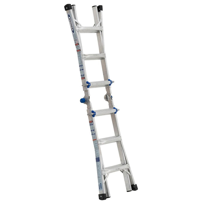 Werner MT-13 14' Reach Multi-Position Ladder, 300lb Capacity 13' Type IA - 3
