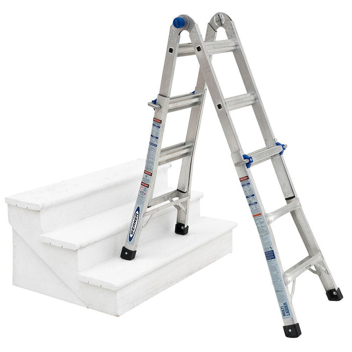 Werner MT-13 14' Reach Multi-Position Ladder, 300lb Capacity 13' Type IA - 8
