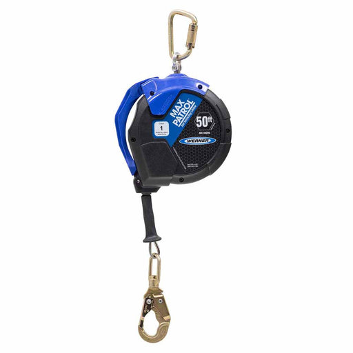 Werner R410050 50' Max Patrol Self-Retracting Lifeline Galvanized Cable