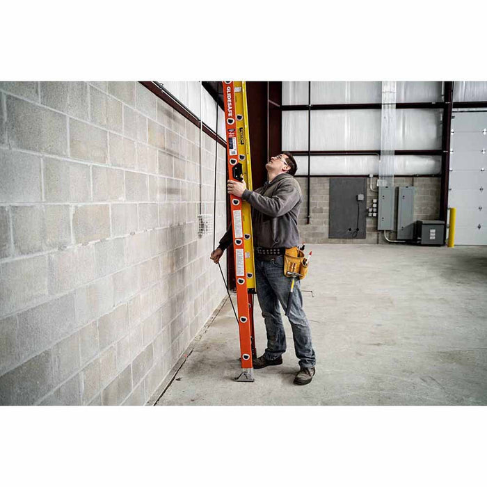 Werner T6220-2GS 20ft Type IA Fiberglass  Glidesafe Tri-Rung Extension - 9