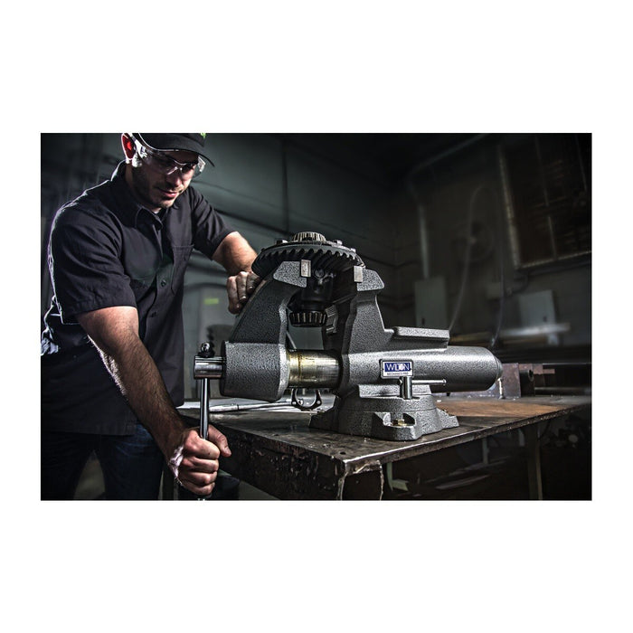 Wilton WL9-28810 845M 4-1/2" Mechanics Pro Round Channel Vise - 5