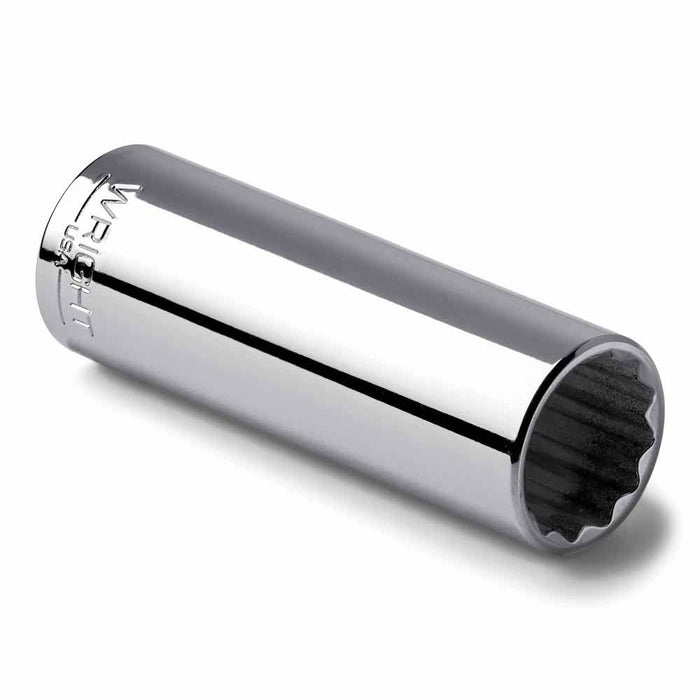 Wright Tool 3628 3/8" Drive 12 Point Deep Socket 7/8" - 2