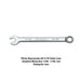 Wright Tool 1134 Combination Wrench WRIGHTGRIP 2.0 12 Point Satin 1-1/16"