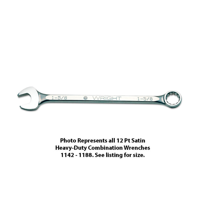Wright Tool 1172 Combination Wrench WRIGHTGRIP 2.0 12 Point Satin 2-1/4"