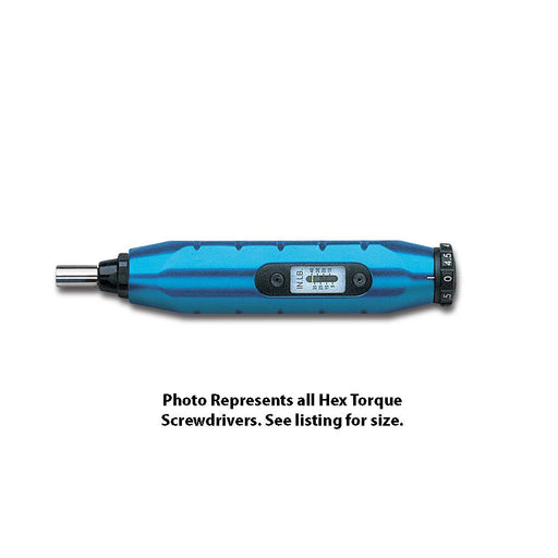 Wright Tool 2464 1/4" Female Hex Torque Screwdriver 5-40"