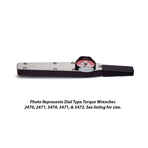 Wright Tool 3471 3/8" Drive Dial Type Torque Wrench 0-250" lbs