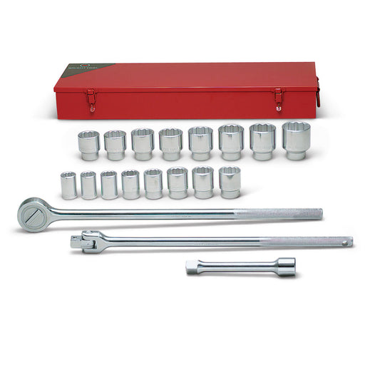 Wright Tool 618 3/4" Drive 19 Piece Metal Boxed Set 7/8" - 2"