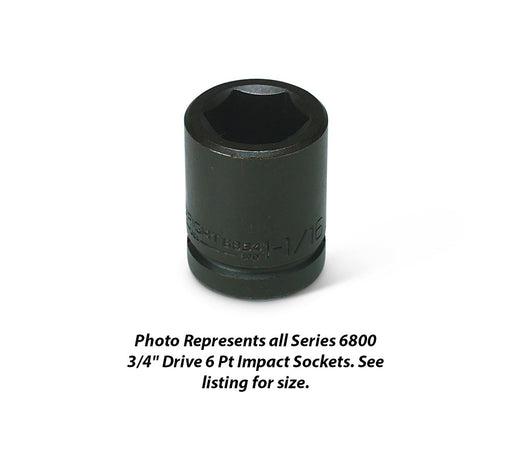 Wright Tool 6852 3/4" Drive 6 Point Standard Impact Socket 1-5/8"