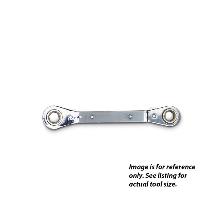 Wright Tool 9435 Offset Reverse Ratcheting Box Wrench 6 Point 13mm x 14mm