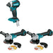 Makita XAG09Z[2] Angle Grinder W/ FREE XDT13Z Impact Driver