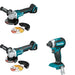 Makita XAG11Z Angle Grinder W/ XAG09Z Angle Grinder and FREE XDT13Z Impact Driver