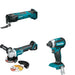 Makita XAG11Z Angle Grinder W/ XMT03Z Oscillating Multi-Tool and FREE XDT13Z Impact Driver
