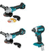 Makita XAG20Z Cut-Off/Angle Grinder W/ XAG09Z Angle Grinder and FREE XDT13Z Impact Driver