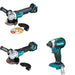 Makita XAG20Z Cut-Off/Angle Grinder W/ XAG11Z Angle Grinder and FREE XDT13Z Impact Driver