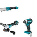 Makita XAG20Z Cut-Off/Angle Grinder W/ XLT03Z Angle Impact Wrench and FREE XDT13Z Impact Driver