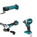 Makita XAG20Z Cut-Off/Angle Grinder W/ XMT03Z Oscillating Multi-Tool and FREE XDT13Z