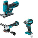 Makita XAG20Z Cut-Off/Angle Grinder W/ XVJ05Z Jig Saw and FREE XDT13Z Impact Driver