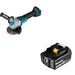 Makita XAG25Z 4-1/2" / 5" X-LOCK Angle Grinder W/ BL1830B 18V LXT Lithium-Ion 3.0Ah Battery