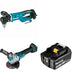 Makita XAG25Z 4-1/2" / 5" X-LOCK Angle Grinder W/ XAD05Z 1/2" Right and BL1830B 3.0Ah Battery
