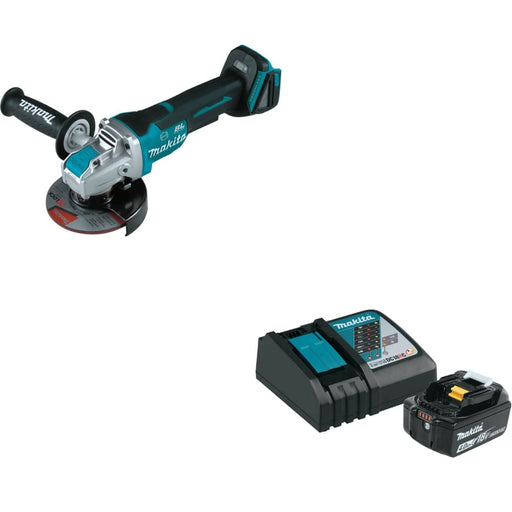 Makita XAG26Z 18V LXT X-LOCK Angle Grinder W/ FREE BL1840BDC1 18V Starter Pack