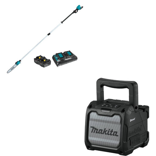 Makita XAU02PTB Telescoping Pole Saw Kit W/ FREE XRM08B Job Site Speaker