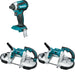 Makita XBP02Z[2] Portable Band Saw W/ FREE XDT13Z Impact Driver