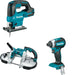 Makita XBP02Z Portable Band Saw W/ XVJ04Z Jig Saw and FREE XDT13Z Impact Driver