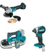 Makita XBP04Z Compact Band Saw W/ XAG09Z Angle Grinder and FREE XDT13Z Impact Driver