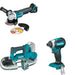 Makita XBP04Z Compact Band Saw W/ XAG11Z Angle Grinder and FREE XDT13Z Impact Driver