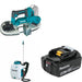Makita XBP04Z Band Saw Kit W/ XSU01Z Backpack Sprayer and FREE BL1850B Battery