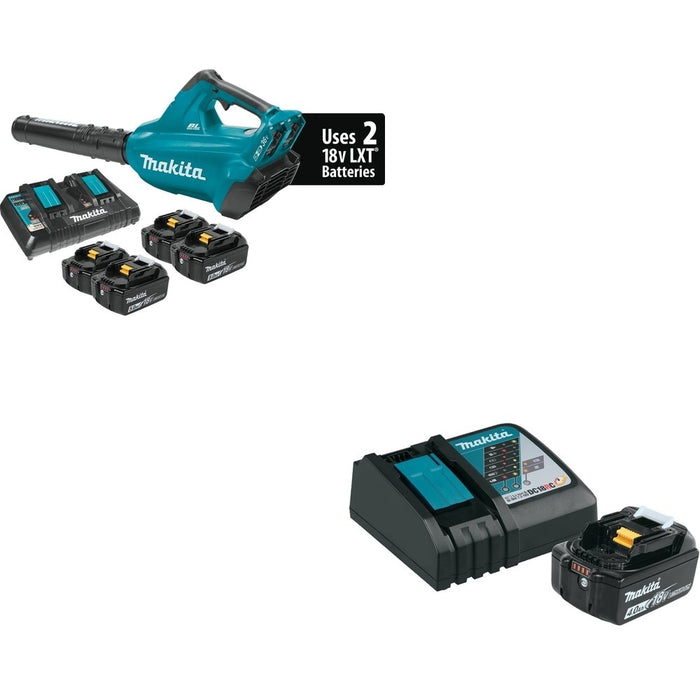 Makita XBU02PT1 Blower Kit W/ BL1840BDC1 18V LXT Lithium-Ion Battery and Charger Starter Pack