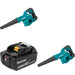 Makita XBU05Z 18V LXT Blower, 2 Pack Kit W/ FREE BL1850B 18V 5.0Ah Battery
