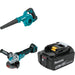 Makita XBU05Z Blower Kit W/ XAG26Z X-LOCK Grinder and FREE BL1850B Battery