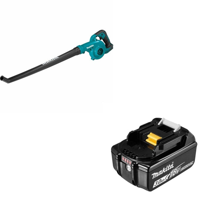 Makita XBU06Z 18V LXT Lithium-Ion Cordless Floor Blower (Tool Only) W/ BL1830B 3.0Ah Battery