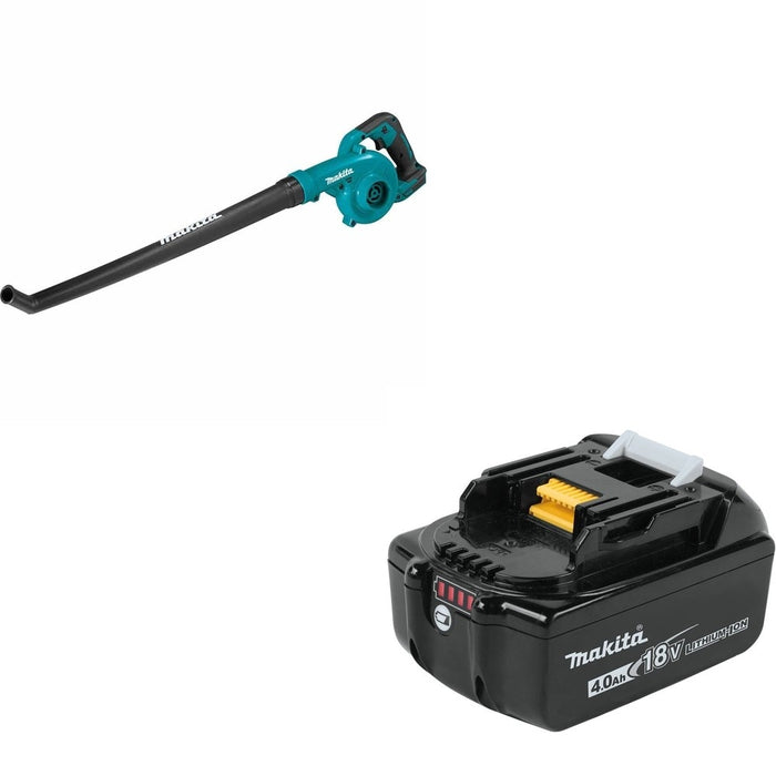 Makita XBU06Z 18V LXT Lithium-Ion Cordless Floor Blower (Tool Only) W/ BL1840B 4.0Ah Battery