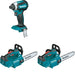 Makita XCU08Z[2] Top Handle Chain Saw W/ FREE XDT13Z Impact Driver