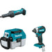 Makita XCV11Z Wet/Dry Vacuum W/ XDG01Z Die Grinder and FREE XDT13Z Impact Driver