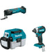 Makita XCV11Z Wet/Dry Vacuum W/ XMT03Z Oscillating Multi-Tool and FREE XDT13Z Impact Driver