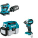 Makita XCV11Z Wet/Dry Vacuum W/ XOB02Z Finishing Sander and FREE XDT13Z Impact Driver