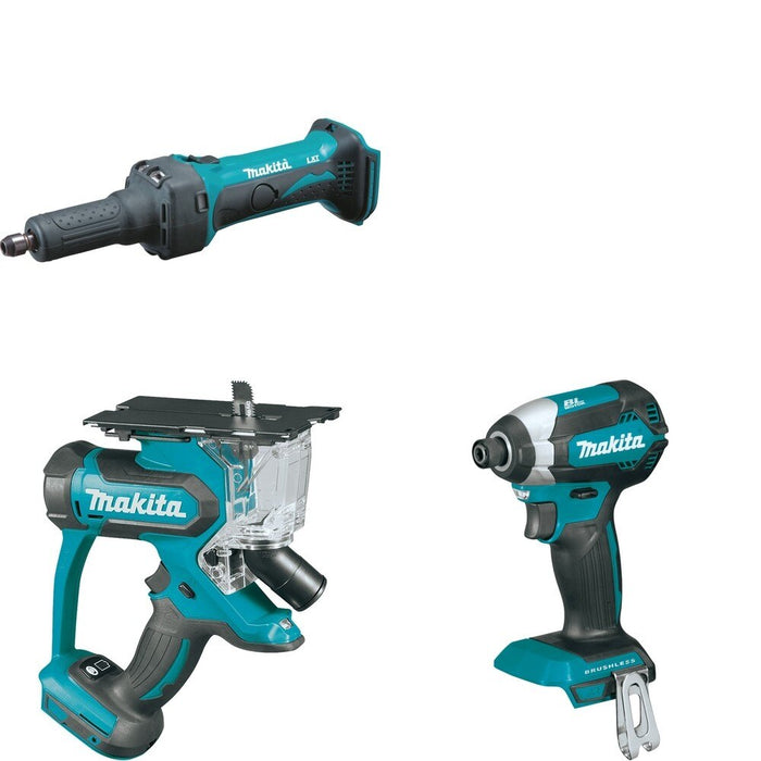 Makita XDS01Z Cut-Out Saw W/ XDG01Z Die Grinder and FREE XDT13Z Impact Driver